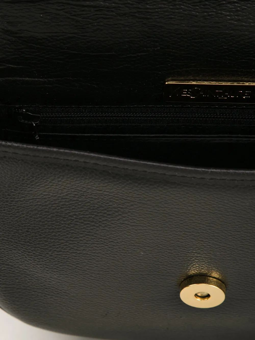 Saint Laurent PreOwned Monogram Embossed Saddle Bag Farfetch
