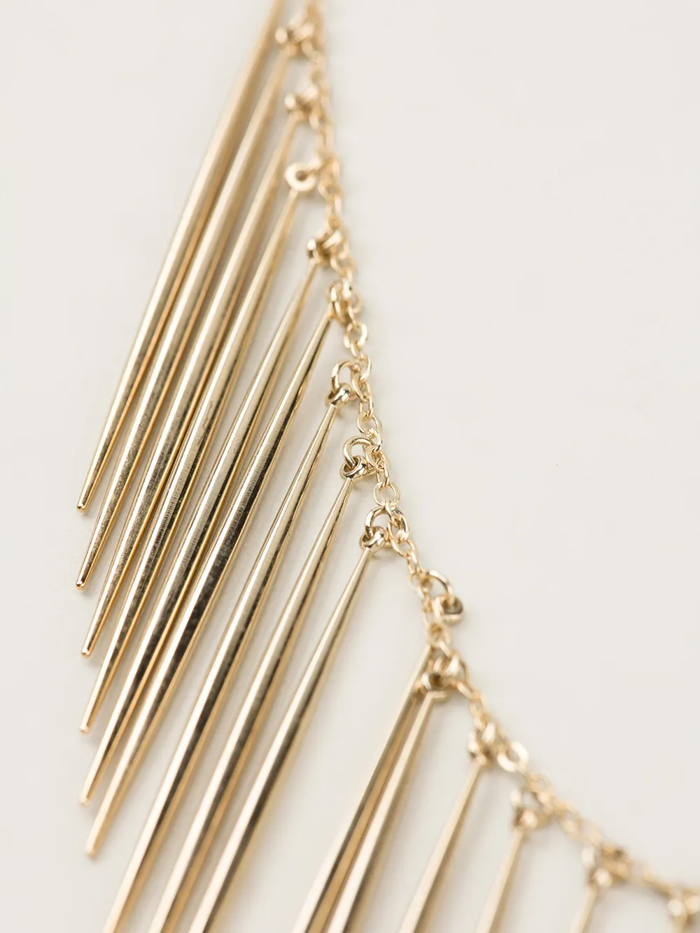 Uzerai Edits spikes necklace - Metallic