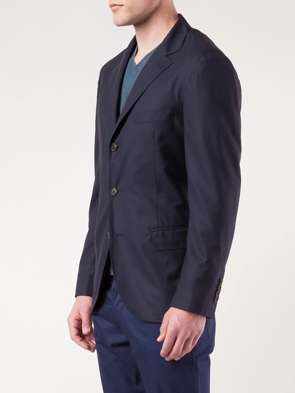 Brunello Cucinelli reisjasje Blauw