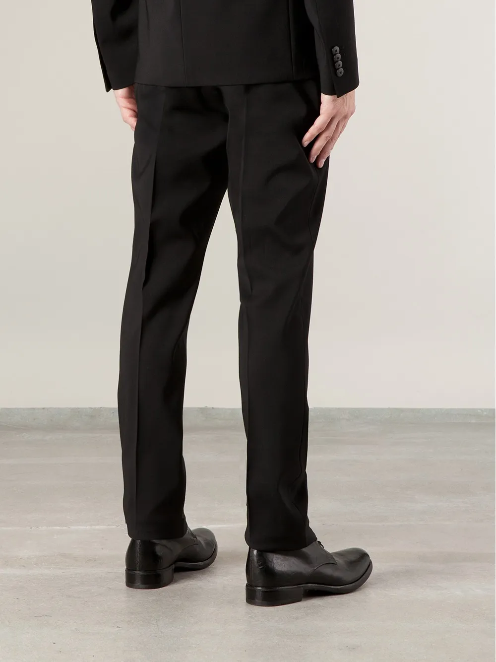 Leclaireur slim fit trouser Zwart