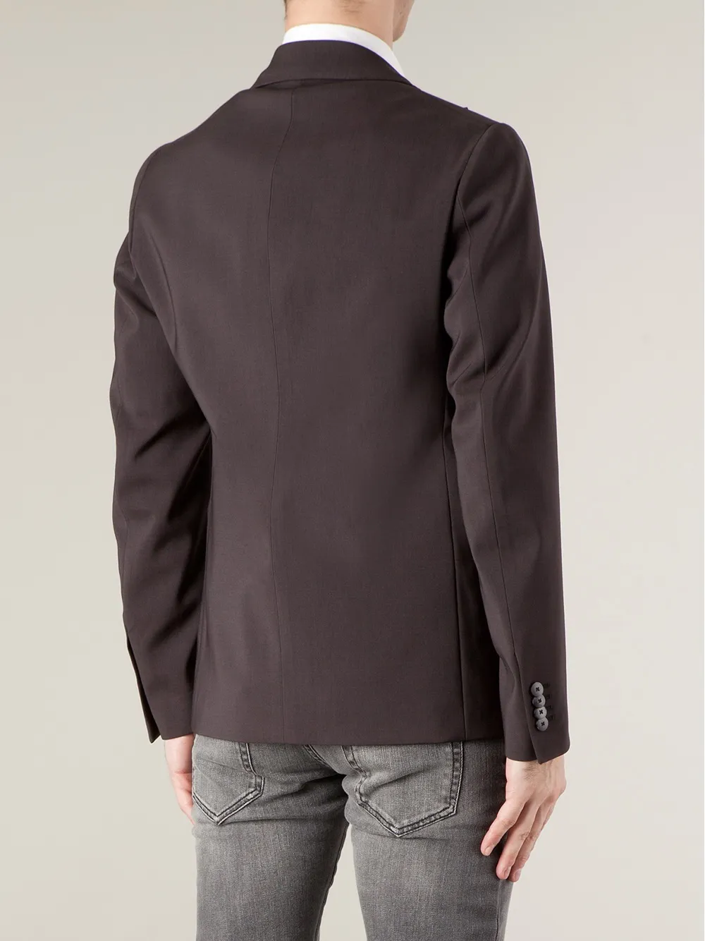 Leclaireur concealed fastening blazer Grijs