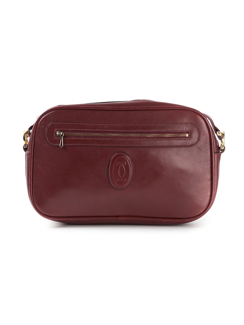 Cartier logo detail shoulder bag - Brown