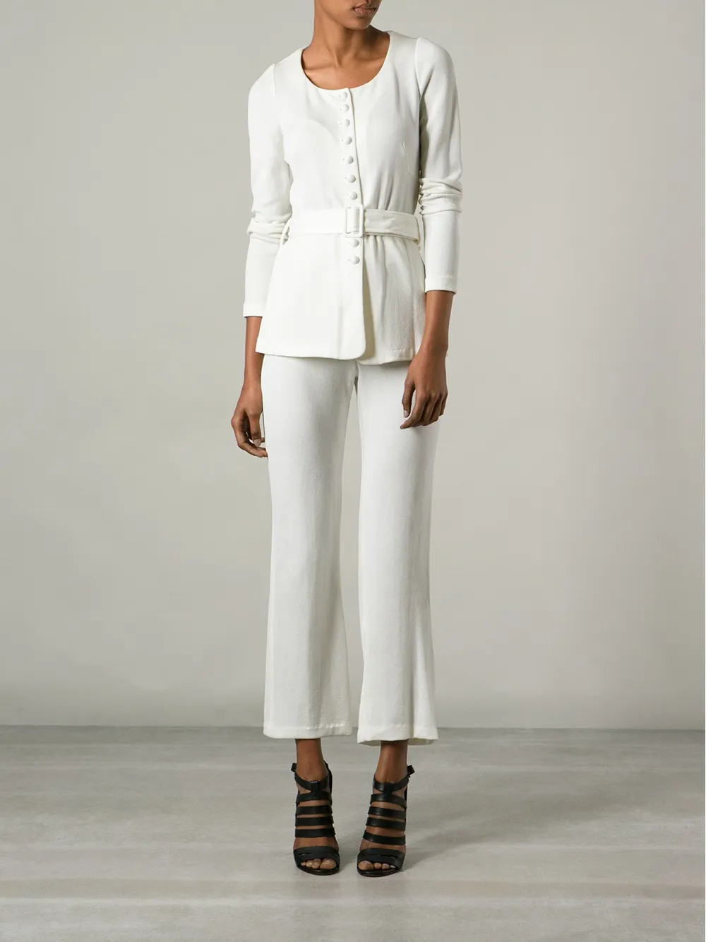 Biba Vintage Belted Trouser Suit Farfetch