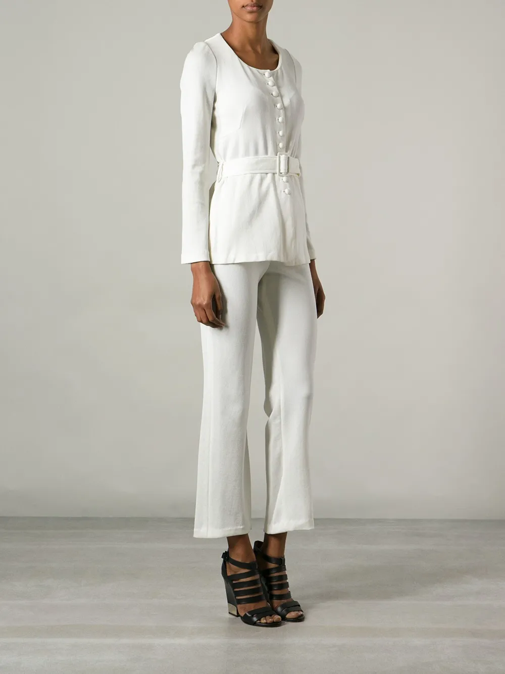 Biba Vintage Belted Trouser Suit Farfetch