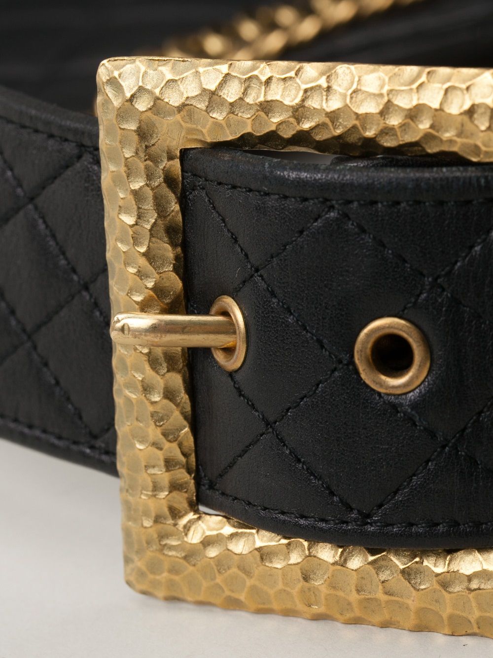 CHANEL quilted holster belt Women