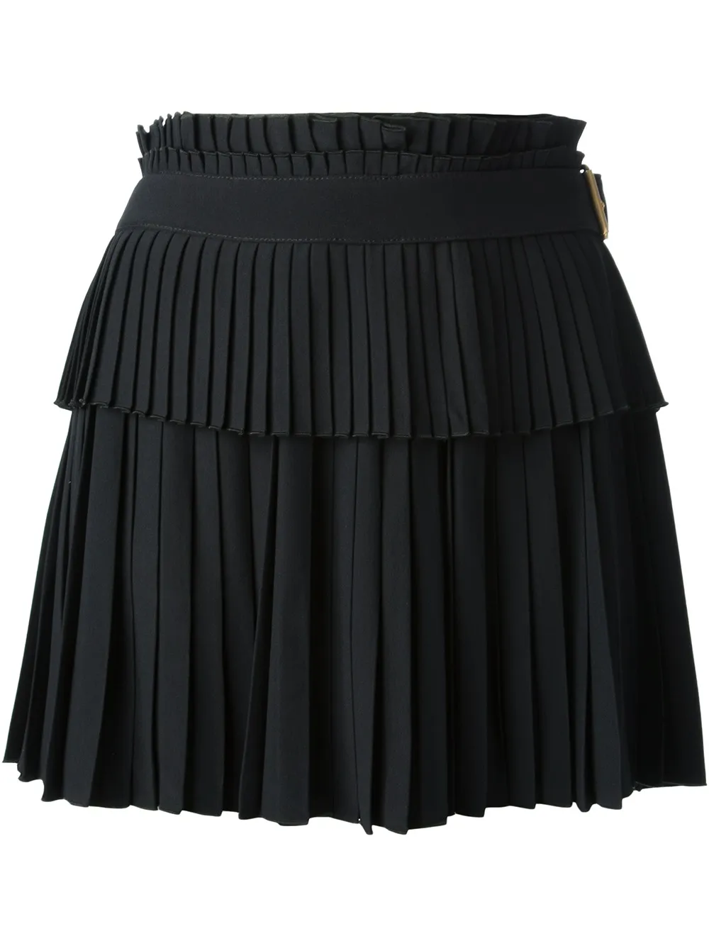 Alexander McQueen belted kilt skirt - Nero