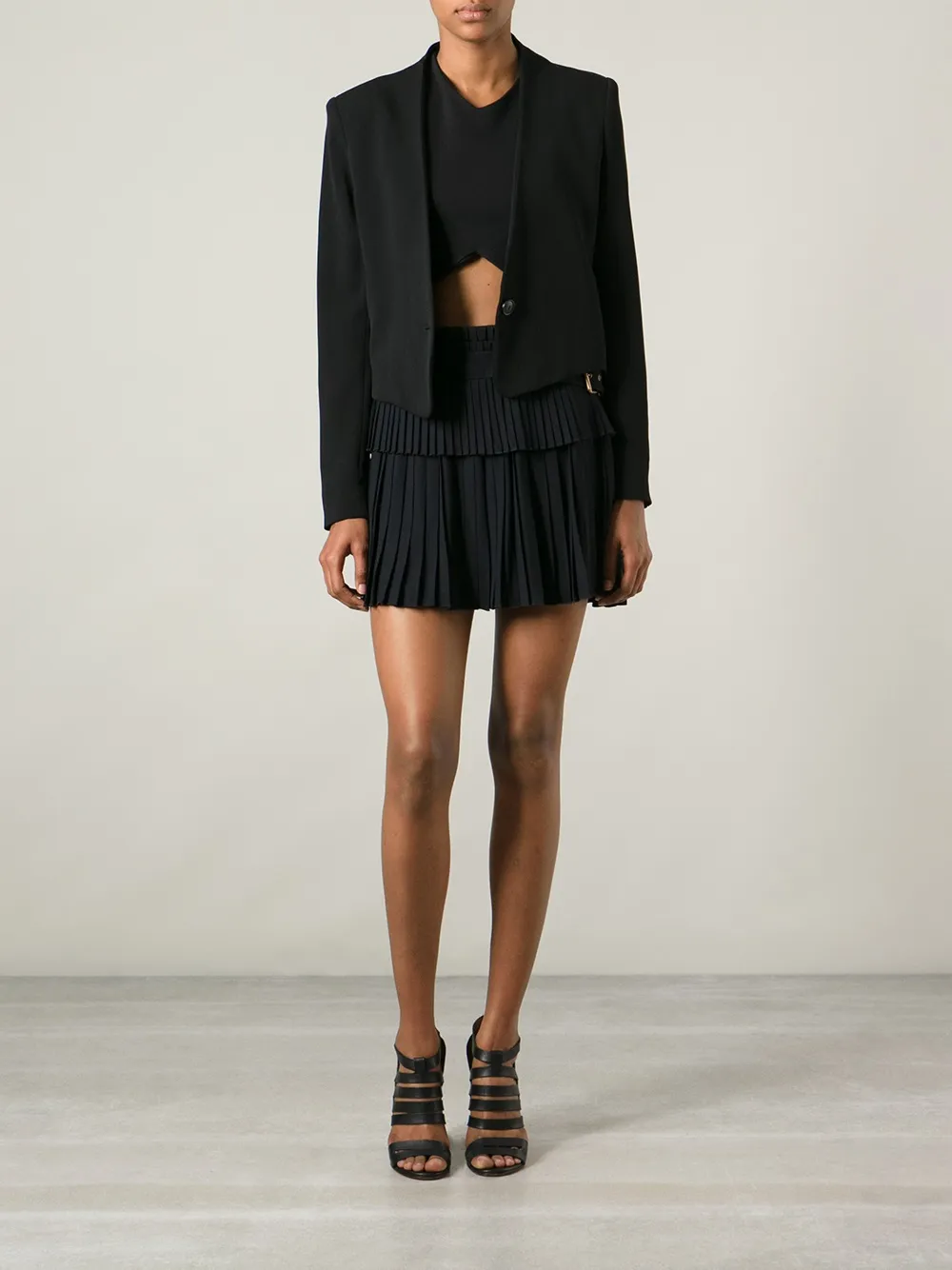  Alexander Mcqueen Belted Kilt Skirt   Schwarz 