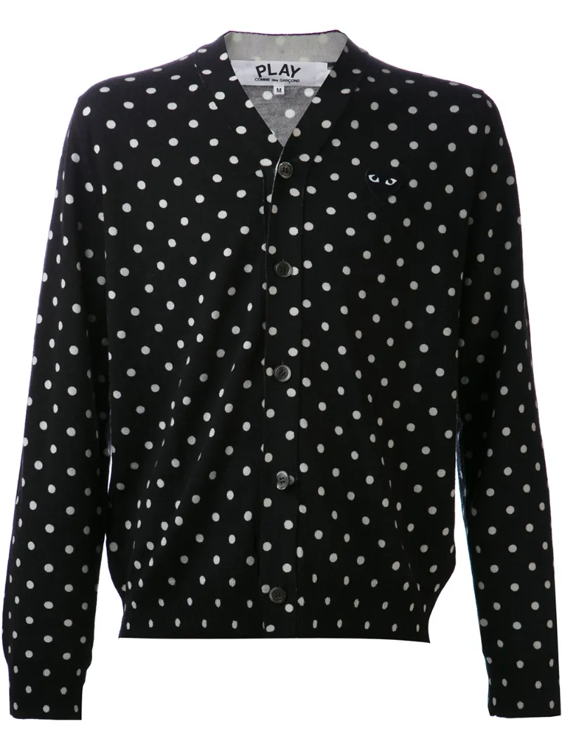 кардиган в горошек Comme Des Garçons Play
