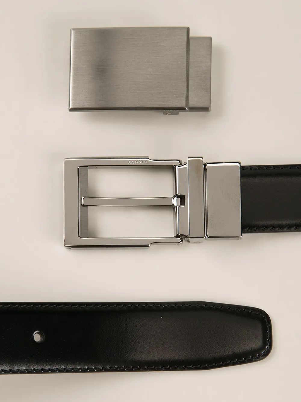 Lanvin leather belt Zwart