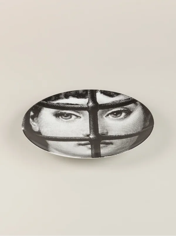 Fornasetti グラフィックプリント 皿 | ブラック | FARFETCH JP