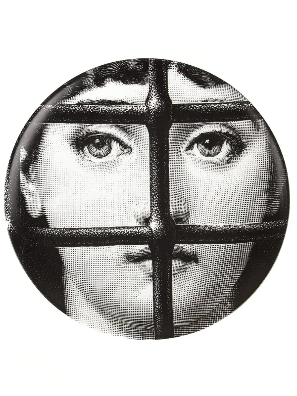 Fornasetti グラフィックプリント 皿 | ブラック | FARFETCH JP
