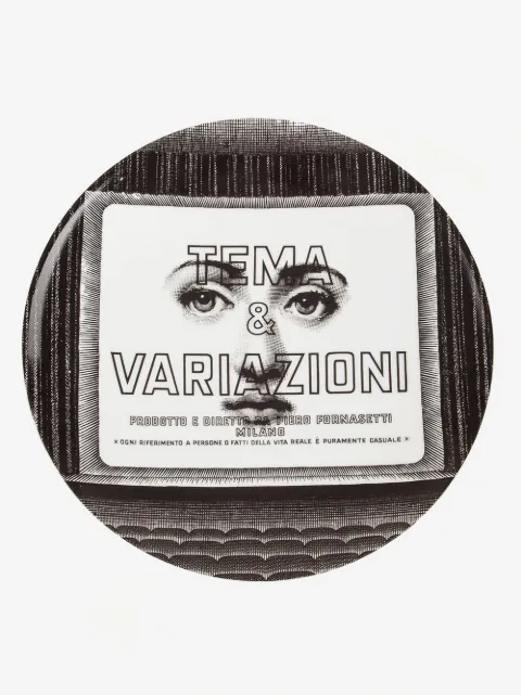 Fornasetti printed plate