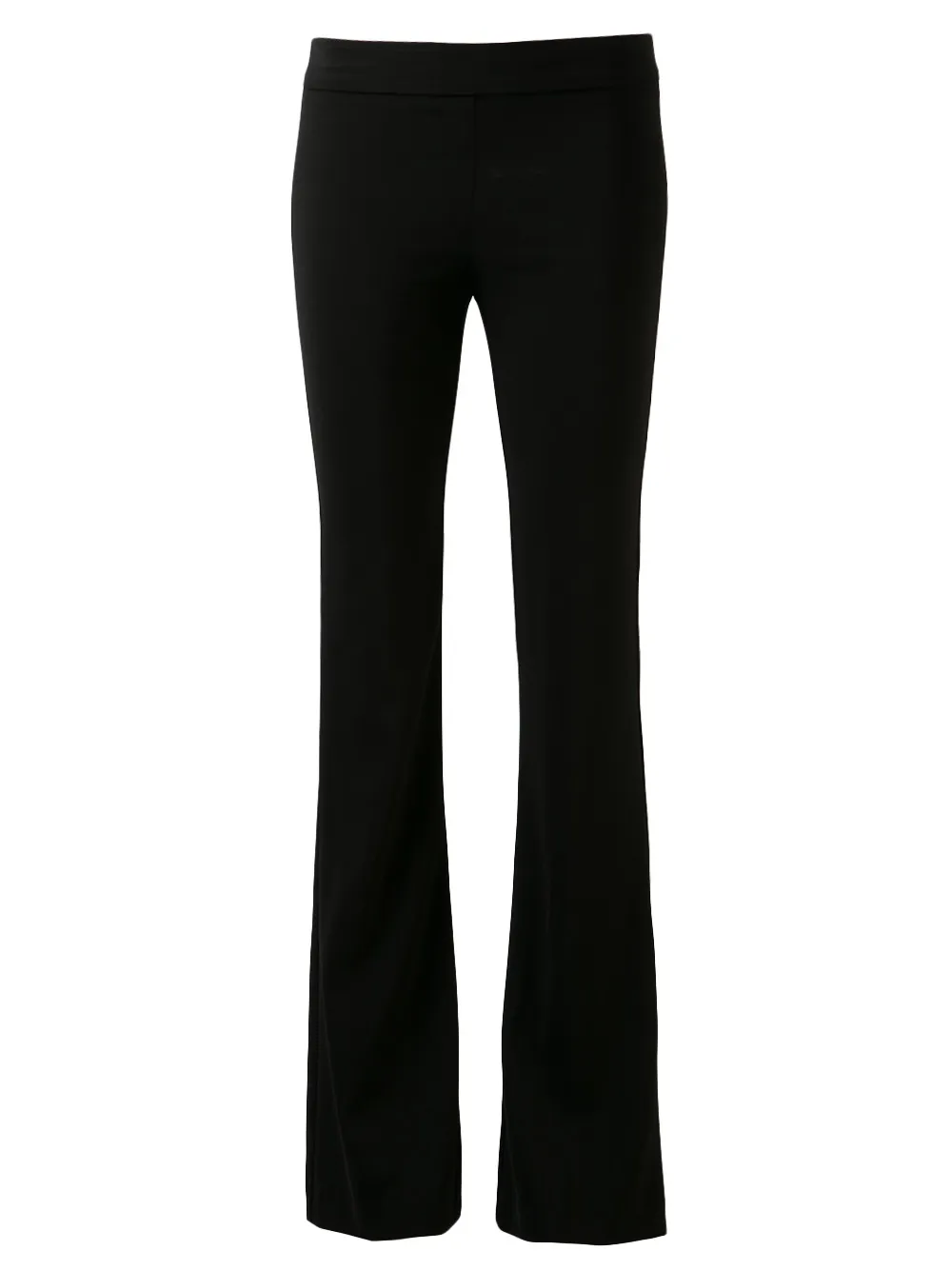 Avenue Montaigne pull on bell trousers - Schwarz