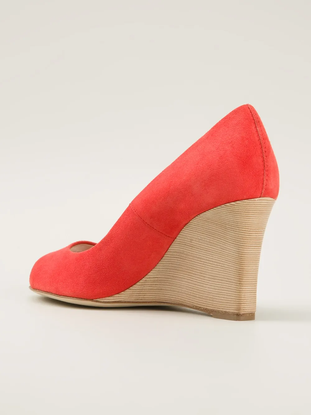 Tod's wedge pumps Rood