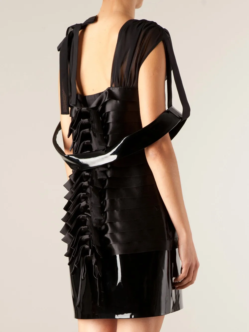 Undercover oversized dres Zwart