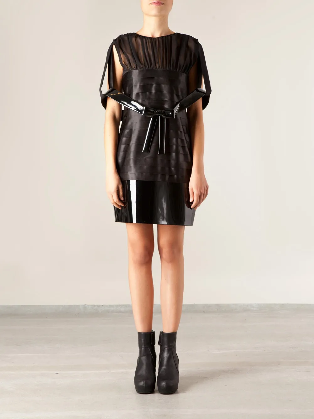 Undercover oversized dres Zwart