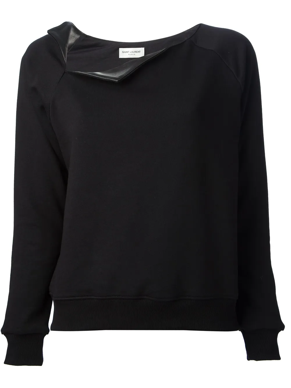 Saint Laurent Asymmetric Neckline Sweatshirt