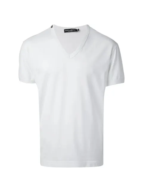Dolce & Gabbana playera clásica con cuello en V