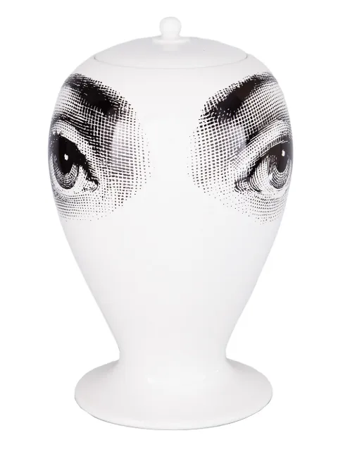 Fornasetti eye print vase