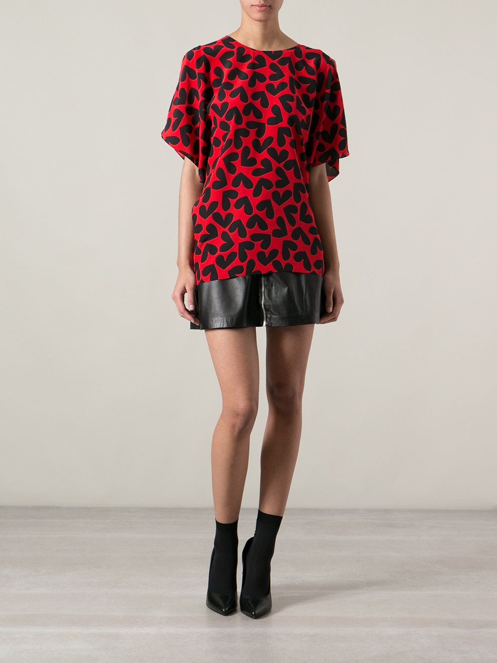 Saint Laurent heart print t-shirt | T-Shirts & Jersey Shirts | Image 2