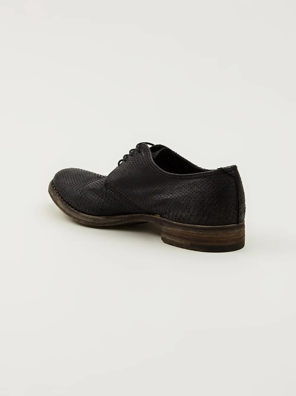  L'eclaireur Made By Python Derby Shoes - Black 