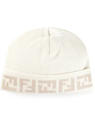 Fendi bonnet à imprimé monogrammé