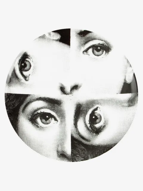 Fornasetti x L'Eclaireur assiette à imprimé photographique