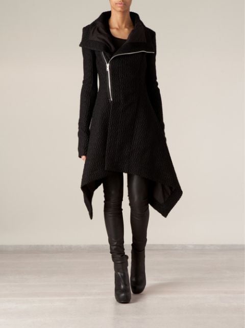 Rick Owens Structured Overcoat - Farfetch