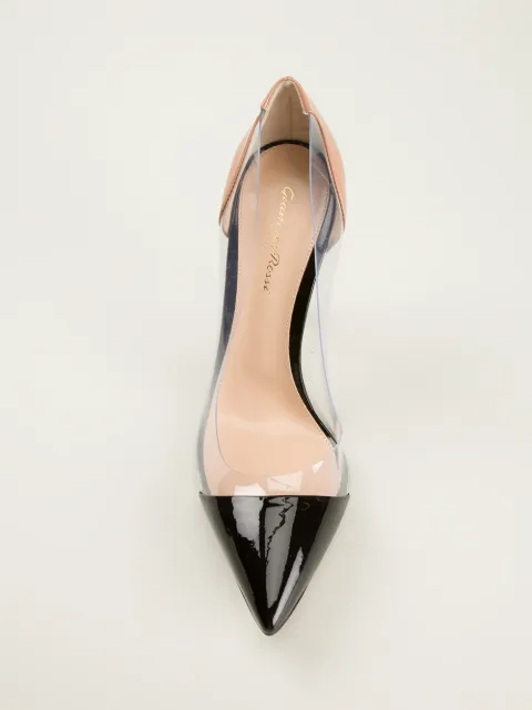 gianvito rossi white plexi