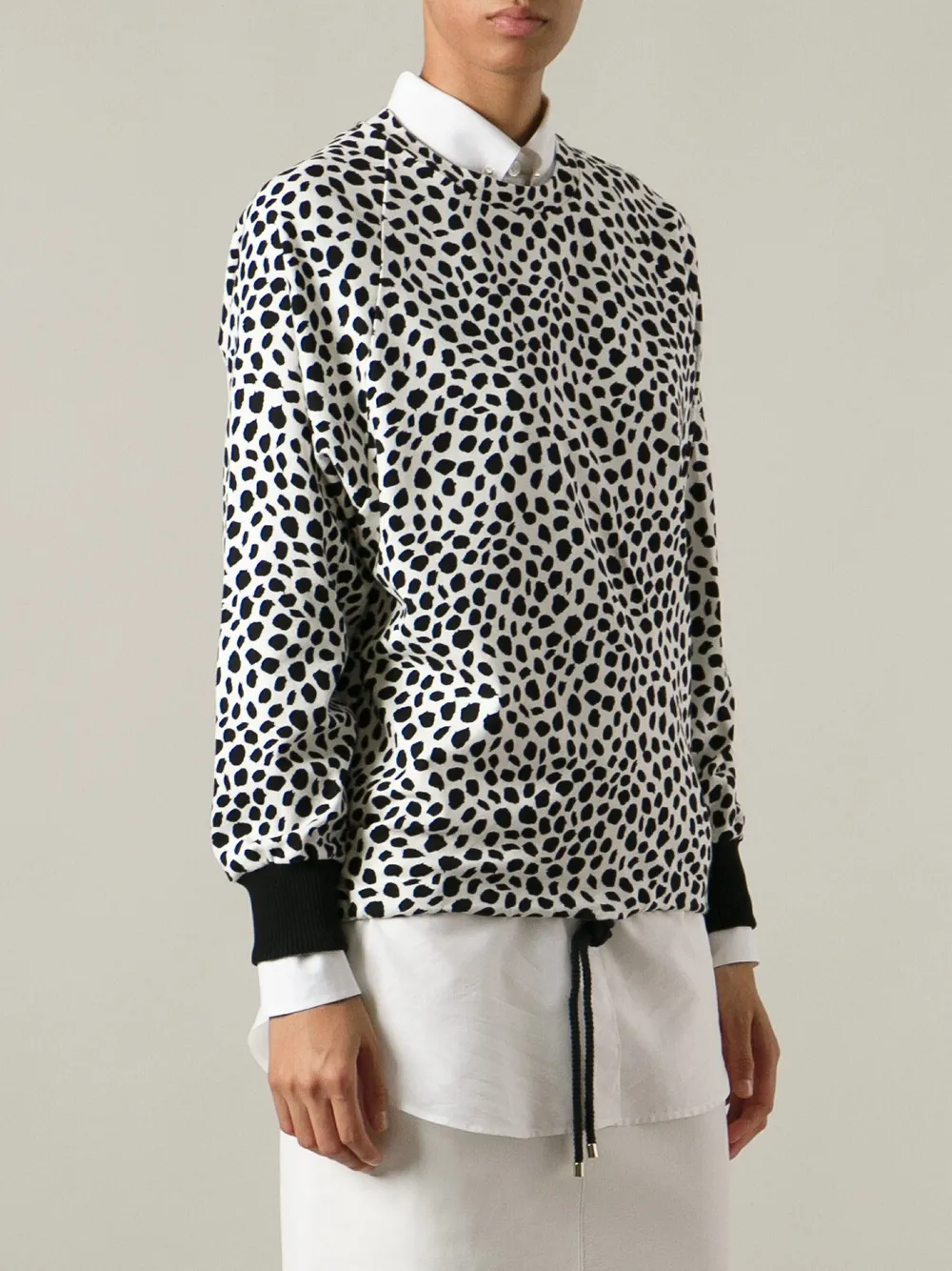 Chloé animal print sweatshirt Wit