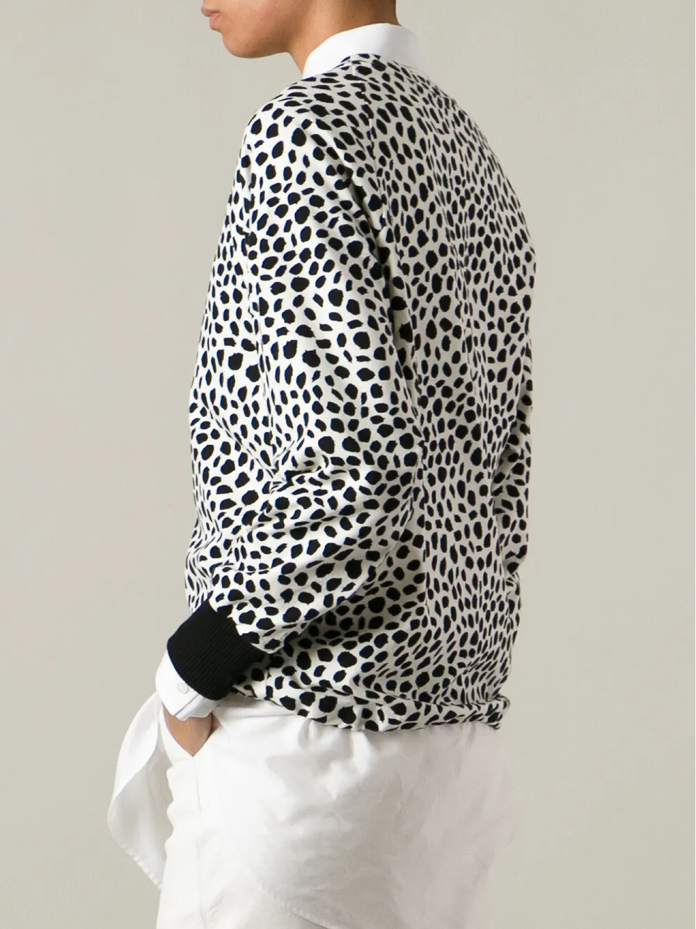 Chloé animal print sweatshirt Wit