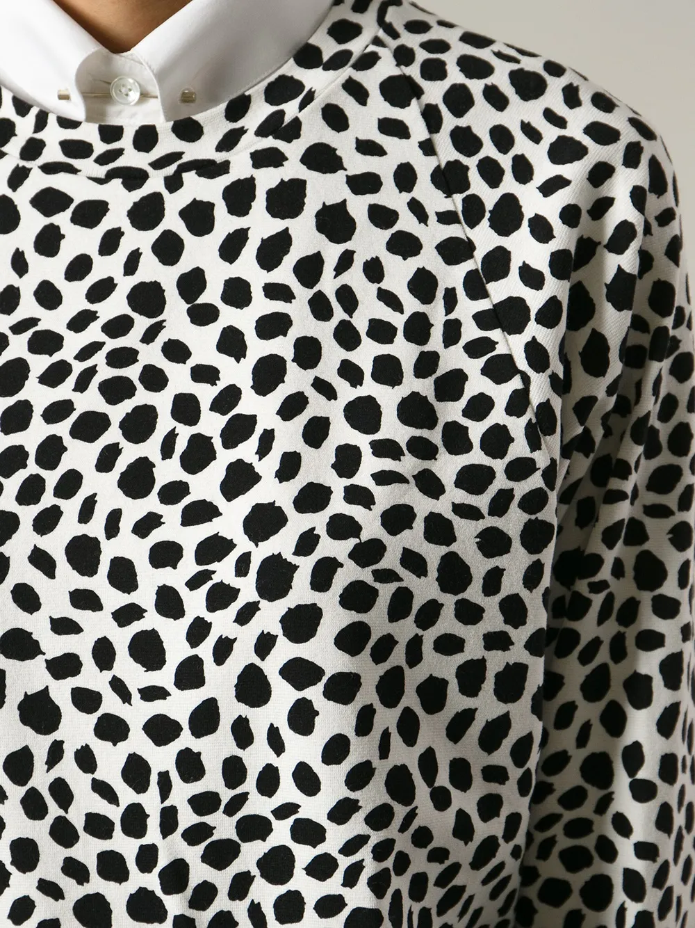 Chloé animal print sweatshirt Wit