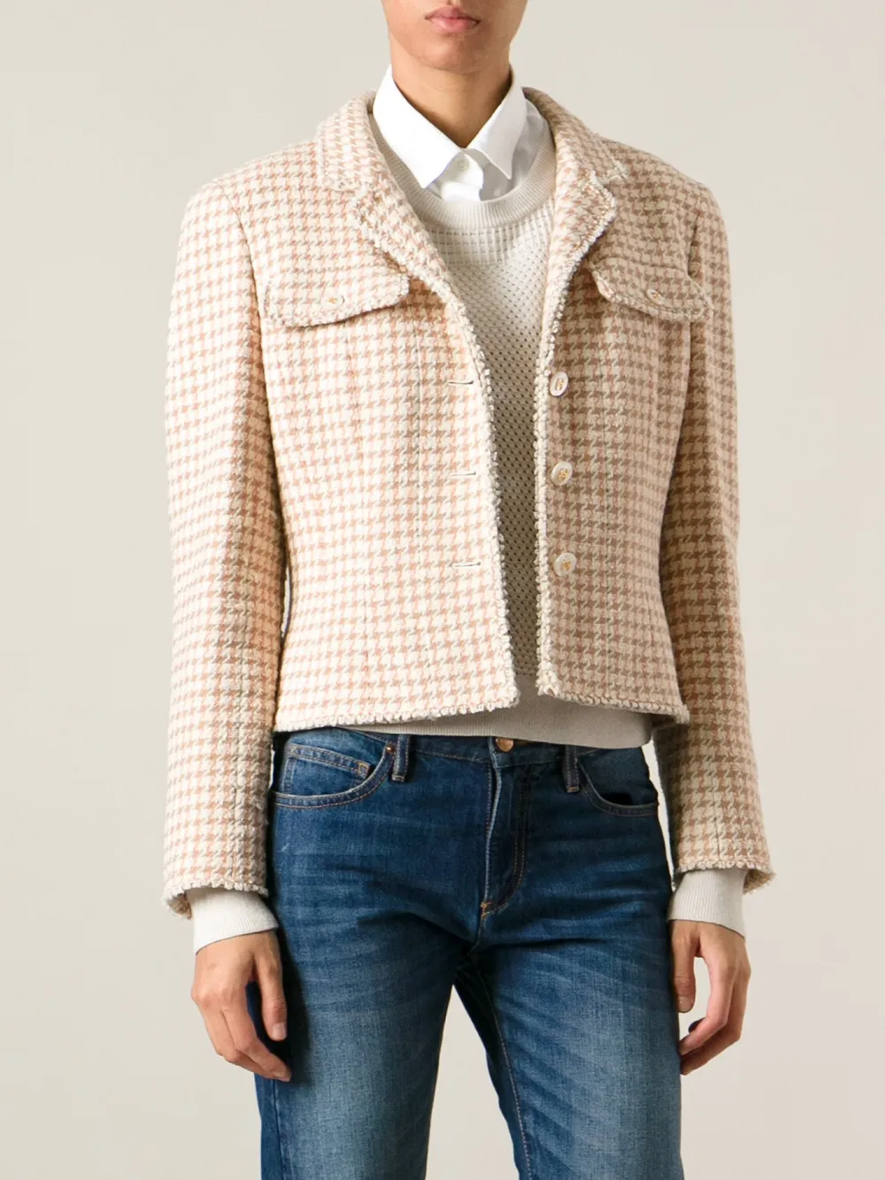 chanel vintage tweed jacket