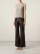الصورة 2 من Jean Louis Scherrer Pre-Owned بنطال عالي يلمع