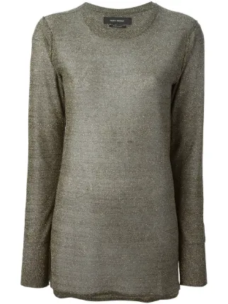 En Isabel Pull Maille Marant Métallisé nRATU