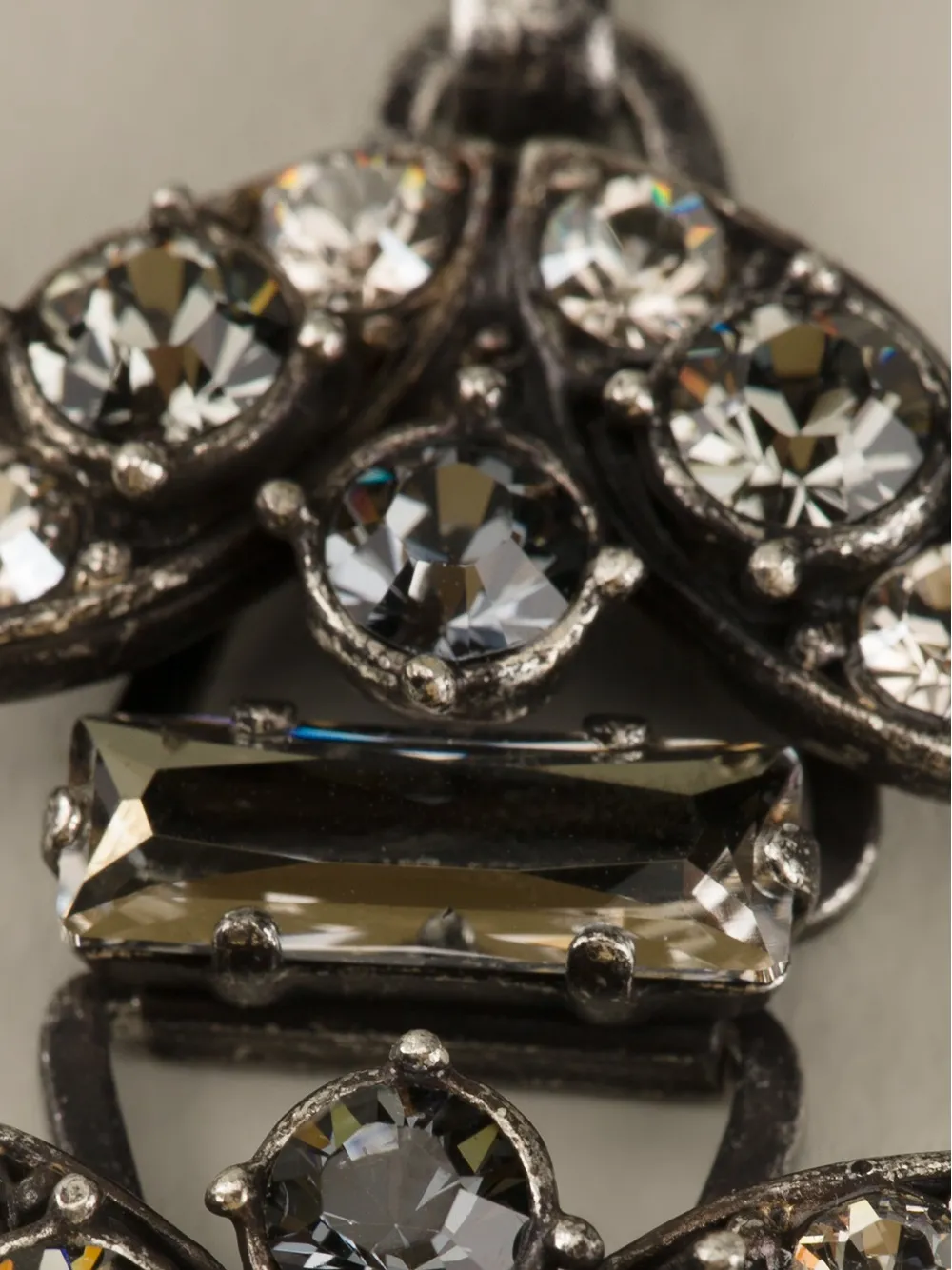  Lanvin Halskette Mit Kristallen   Schwarz 