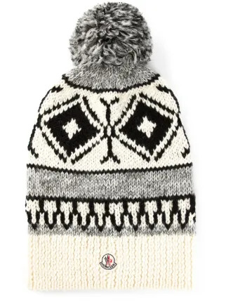 moncler fair isle beanie moncler fair isle beanie