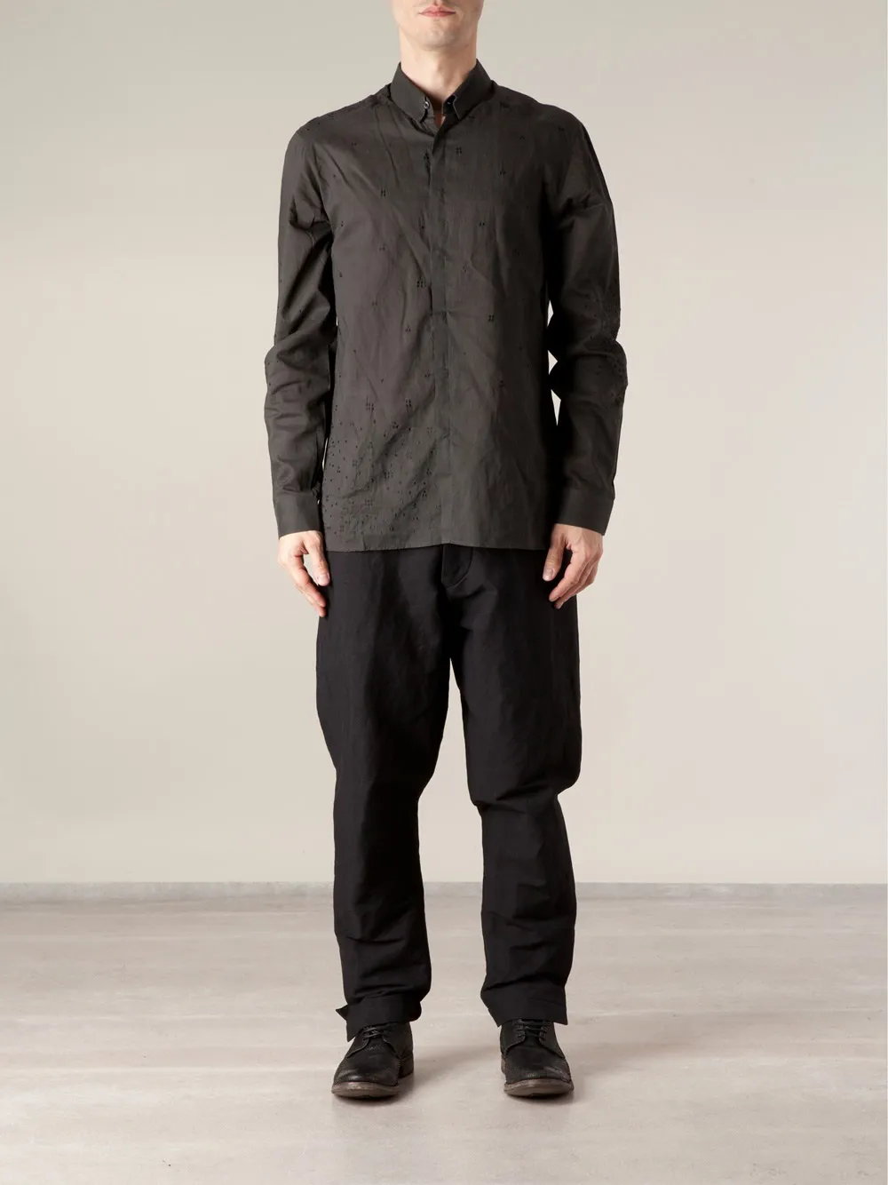 Leclaireur 'Oki' loose fit trousers - Zwart