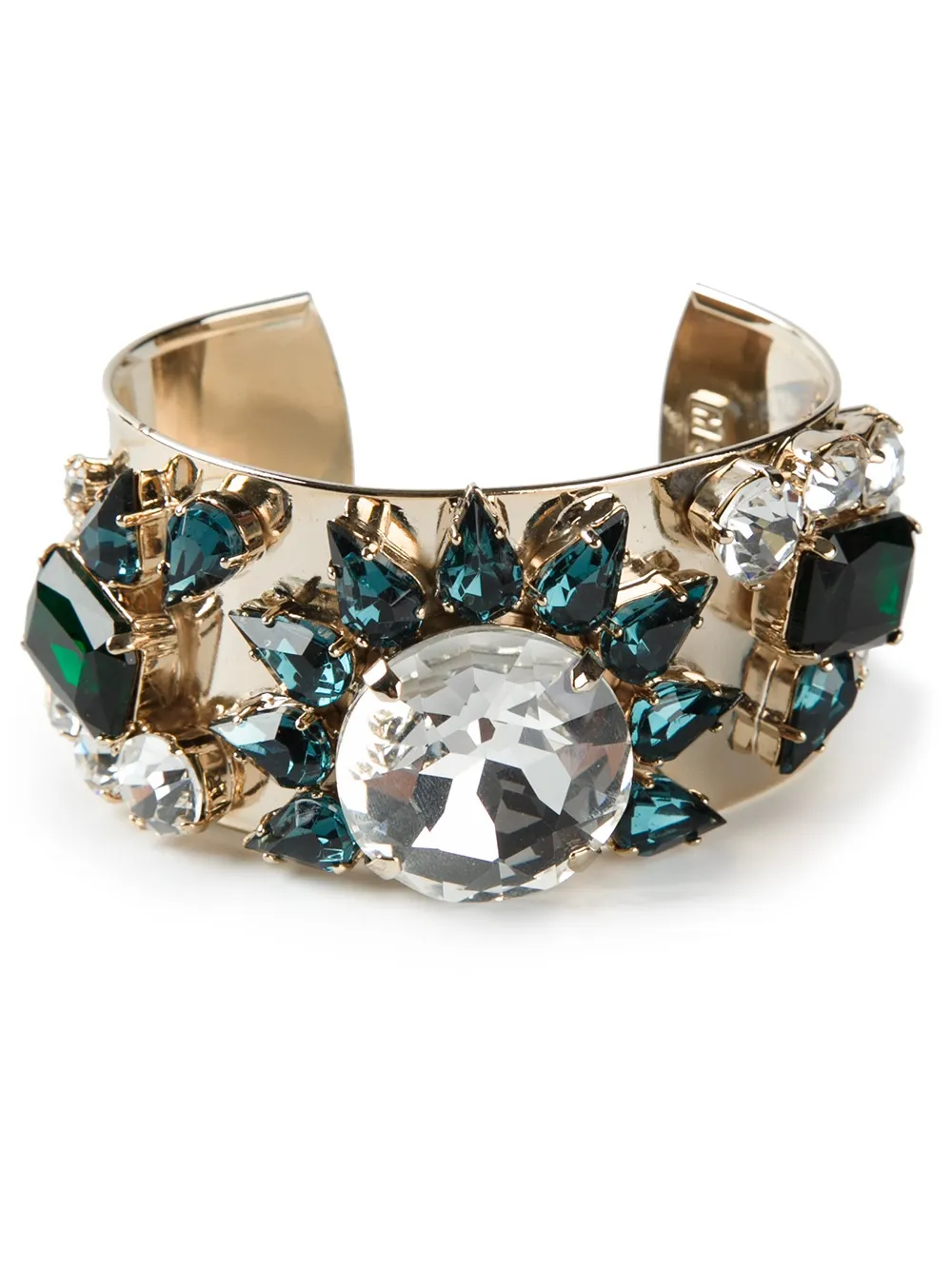 MSGM glass embellished cuff - Effetto metallizzato