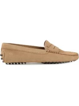 TODS Gomma patent leather moccasins Beige - K2128 TODS Gomma patent leather moccasins Beige - K2128