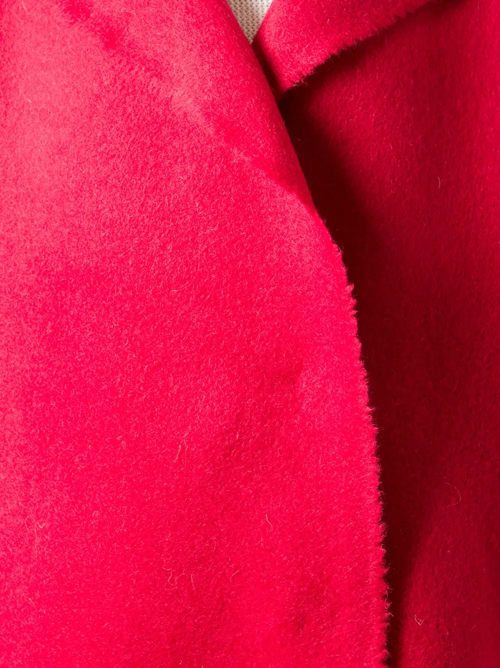Lanvin Single Breasted Coat In Red