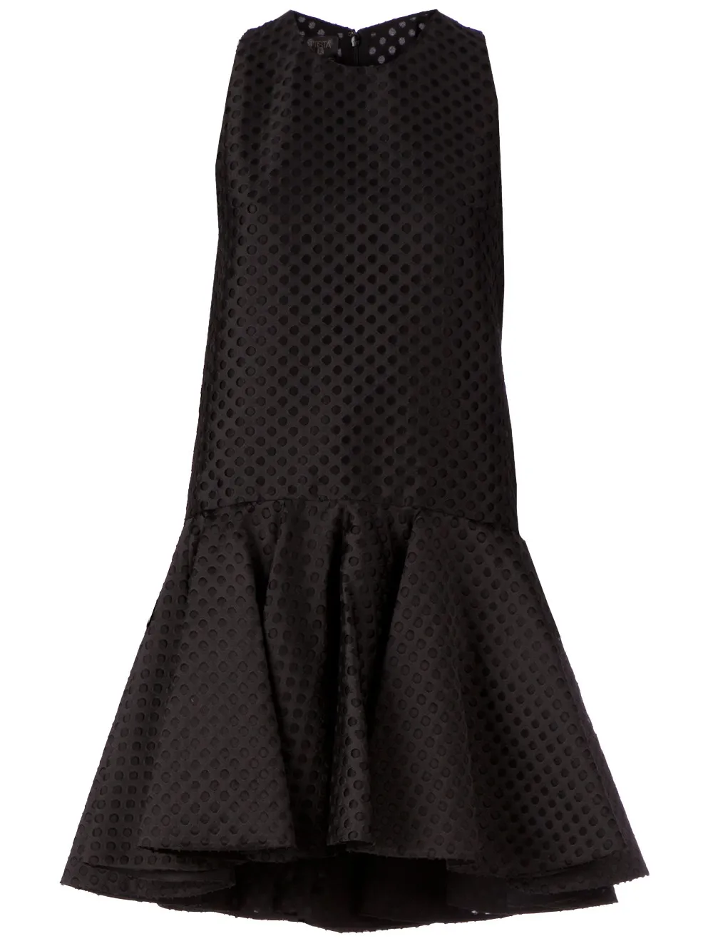 Giambattista Valli Perforated Dress In Black