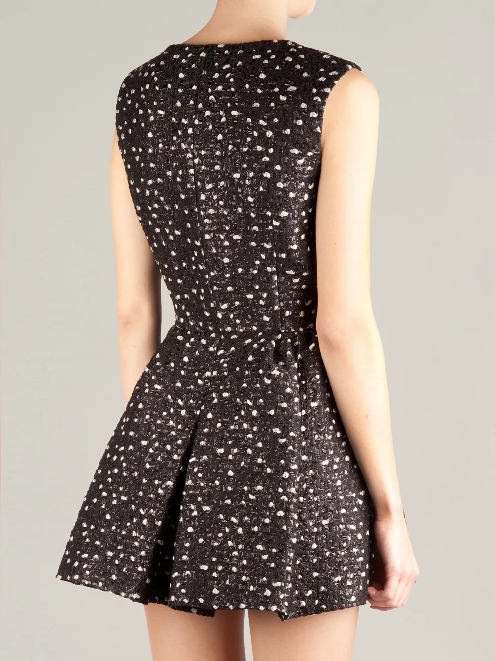 Giambattista Valli Bouclé Knit Dress In Black