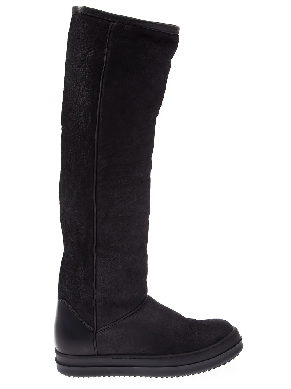 Rick Owens knee high boots Black
