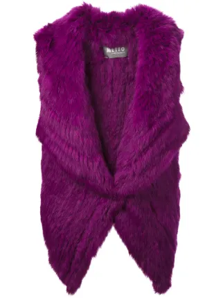 Yves Salomon Sans Farfetch Veste Manches Meteo Fourrure Lapin De En ZPZrxB