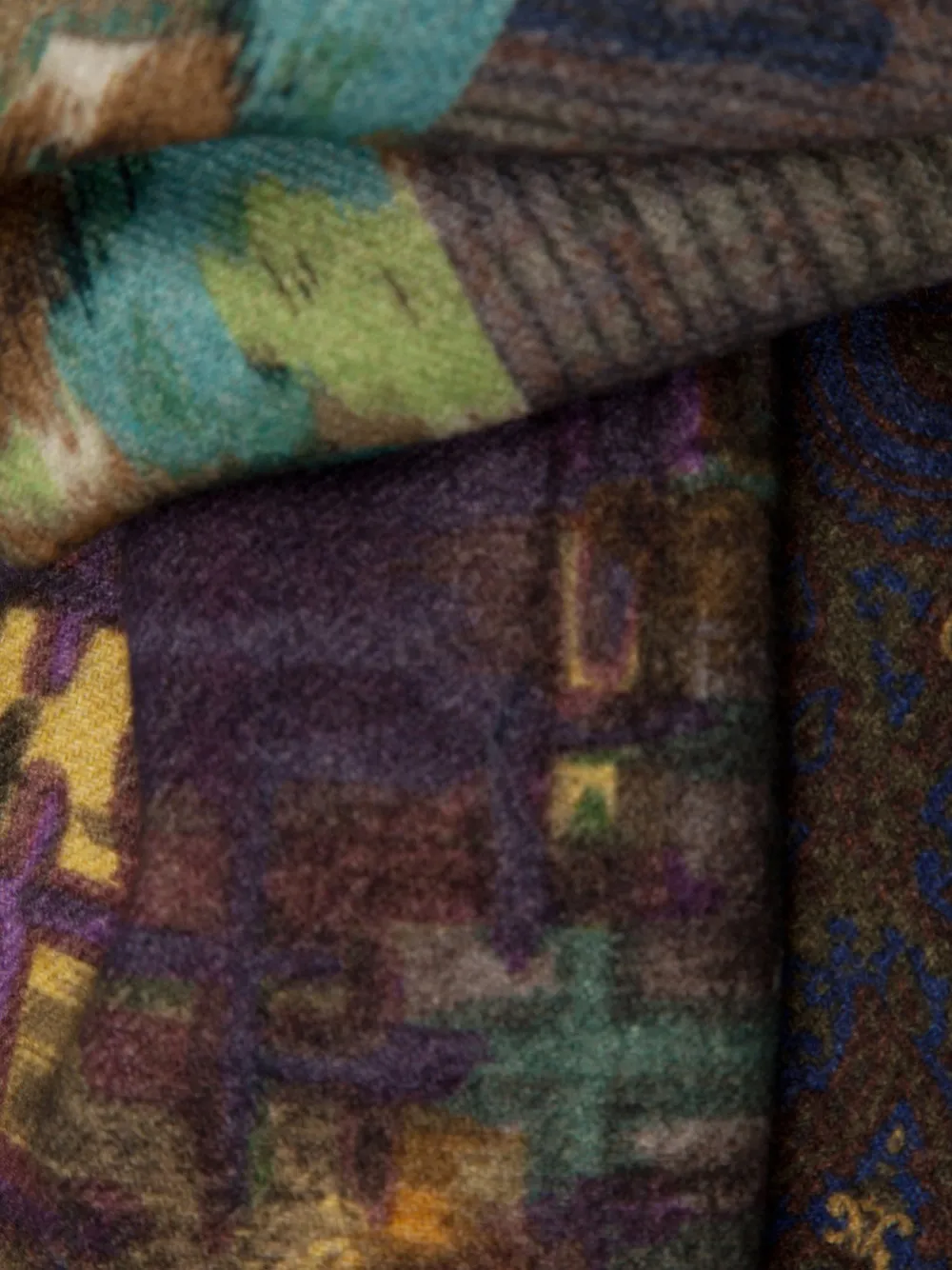 Pierre-Louis Mascia artistic printed scarf Geel