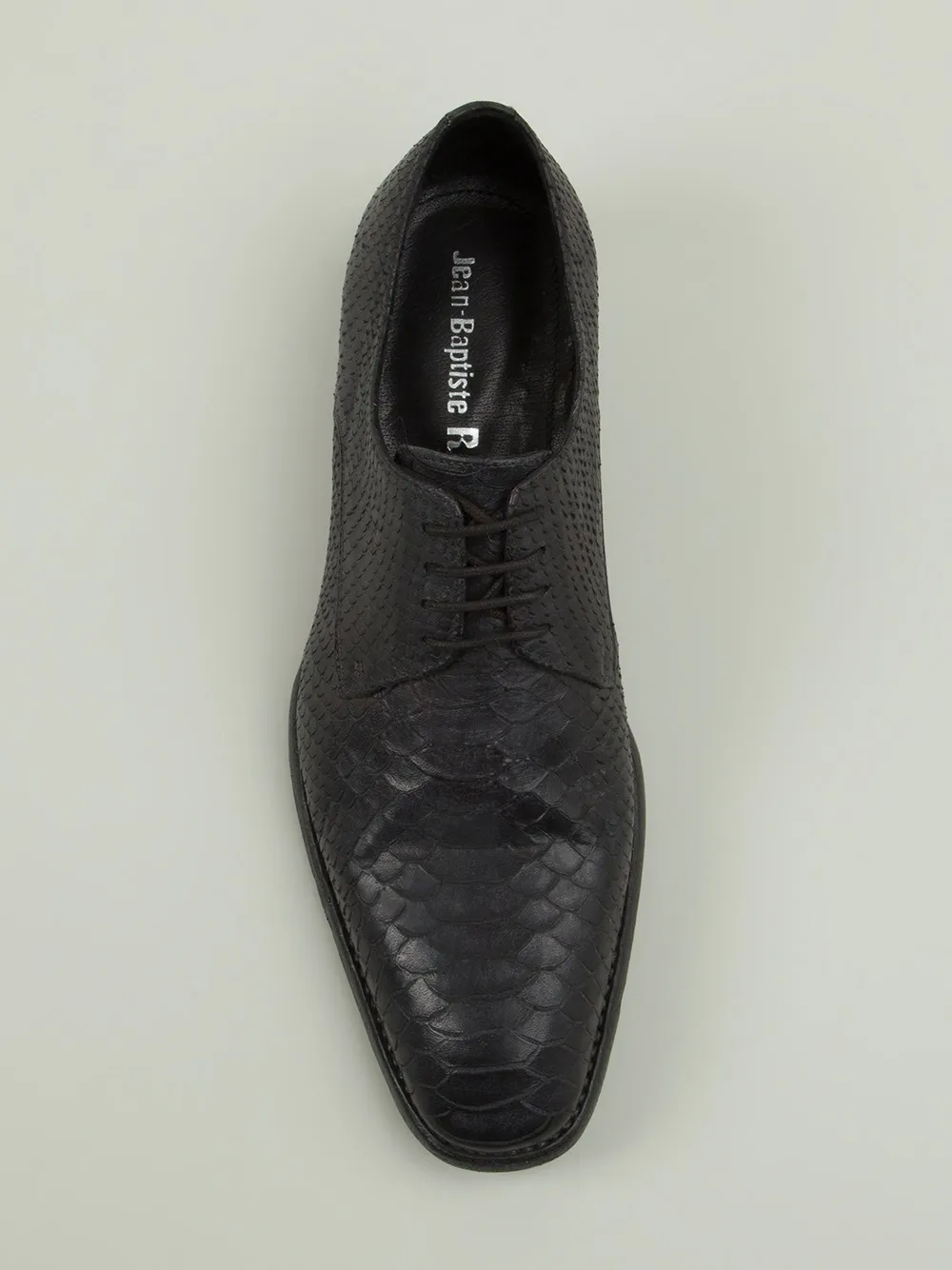 Jean-Baptiste Rautureau snakeskin-effect derby shoes Black
