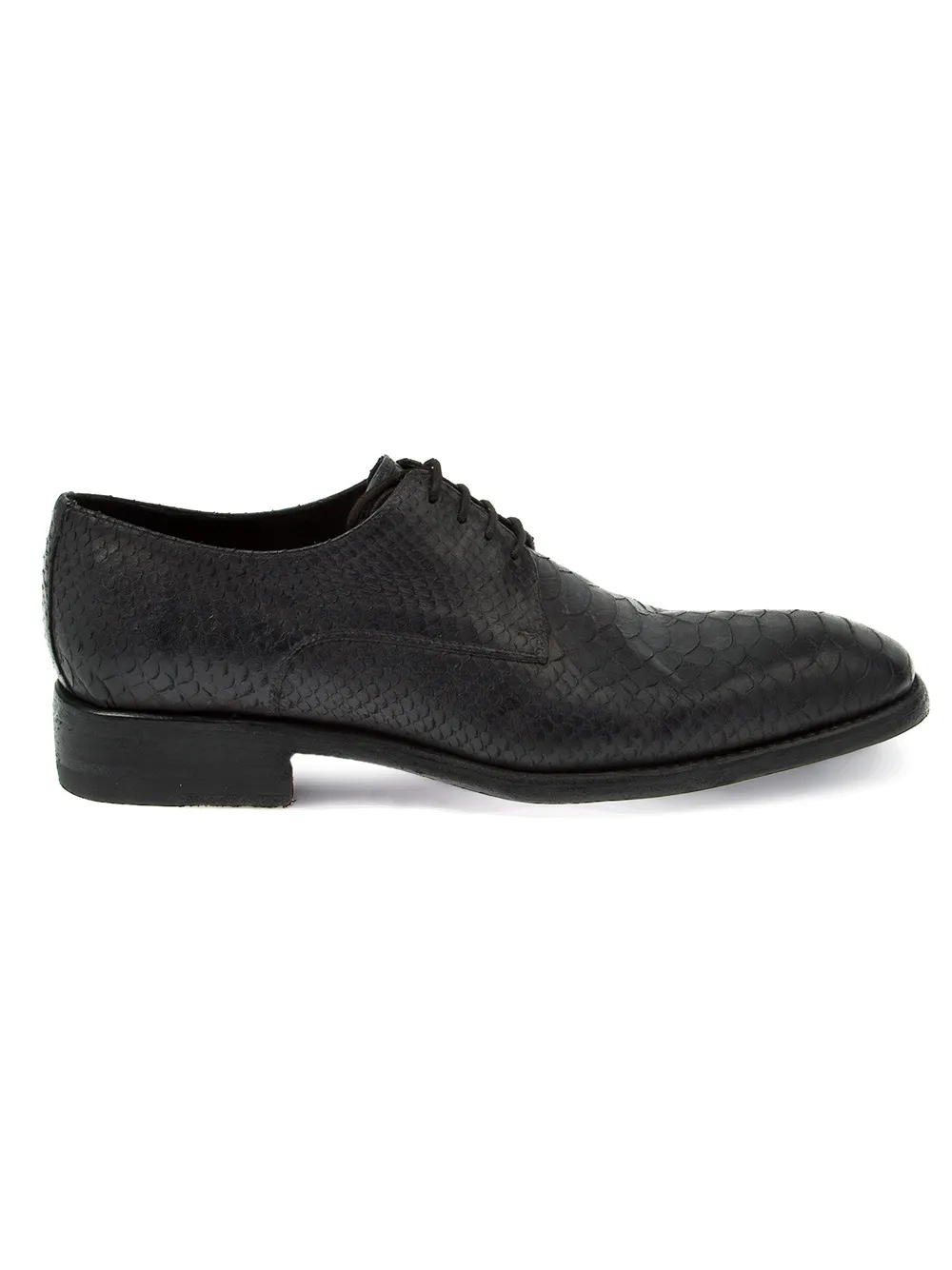 Jean-Baptiste Rautureau snakeskin-effect derby shoes Black