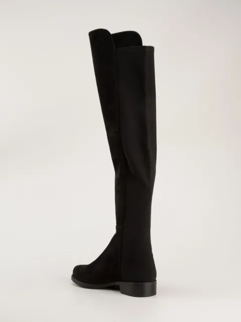stuart weitzman 5050 boot black suede