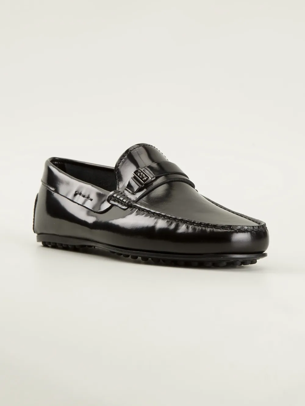 Tod's 'Gommino' driving shoes - Zwart